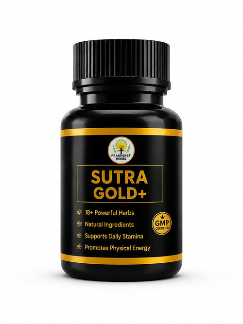 SUTRA GOLD+ आयुर्वेदिक बोतल